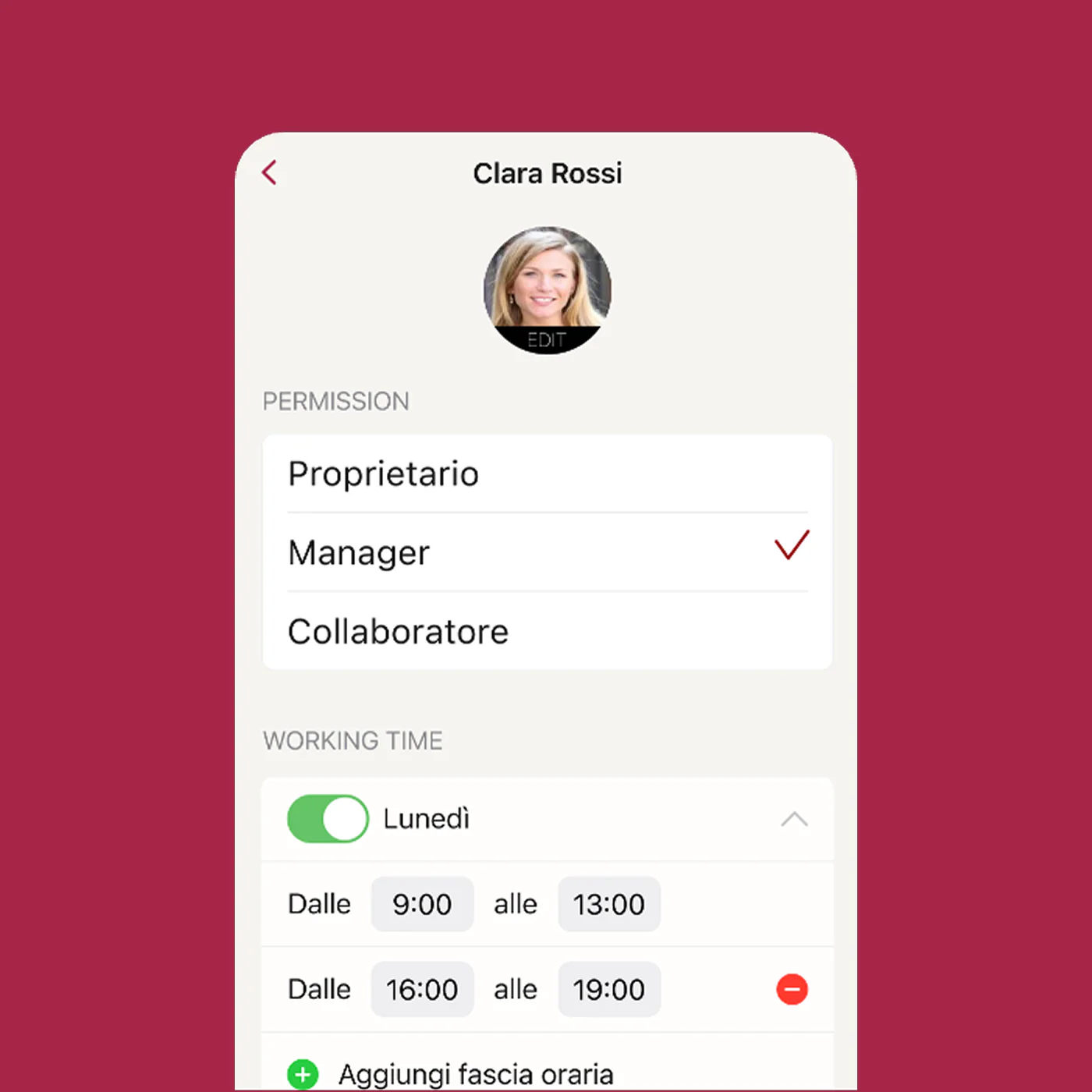 Gestione Staff BeautyGo